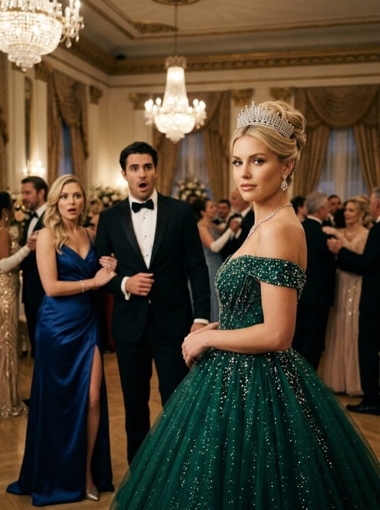 “My husband bu:rned my only decent dress so I couldn’t attend his promotion party. He called me an “embarrassment.” But when the grand ballroom doors opened, I appeared in a way he never expected—and that night destroyed his world completely.