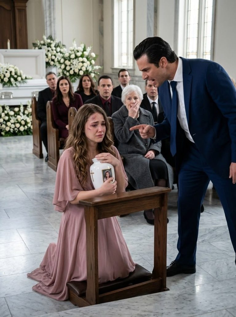 I walked out of the hospital clutching my daughter’s ashes when my husband, sitting with his mistress, called and said, “The bill is already paid. Stop bothering me.” I didn’t argue. I didn’t cry. I pulled out an old phone and dialed the number my father had given me three years earlier. What the man on the other end had been preparing could destroy my husband’s entire family.