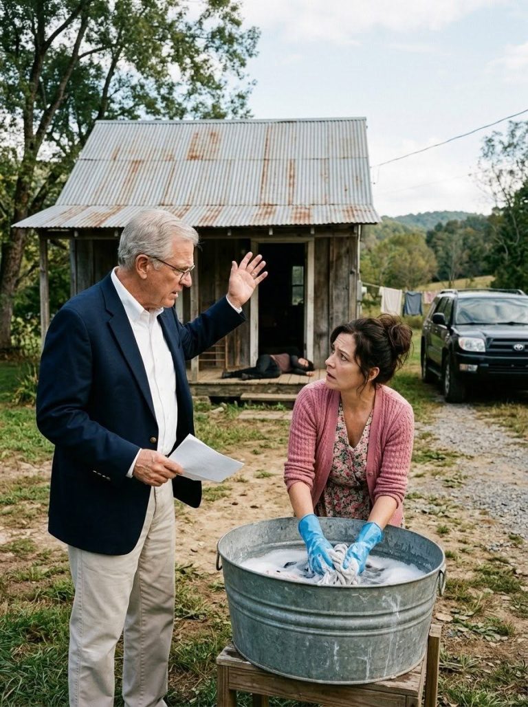 My grandfather came to visit me two years after leaving me a multimillion-dollar mansion. Instead, he found me living in a shack. “Who took everything?” he asked. I never answered. Across town, my husband was celebrating his wedding to another woman with the inheritance he’d stolen from me.