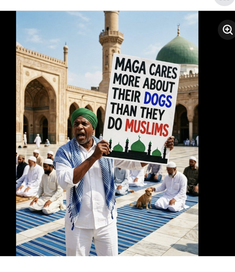 MAGA CARES MORE ABOUT THEIR DOGS THAN THEY DO MUSLIMS