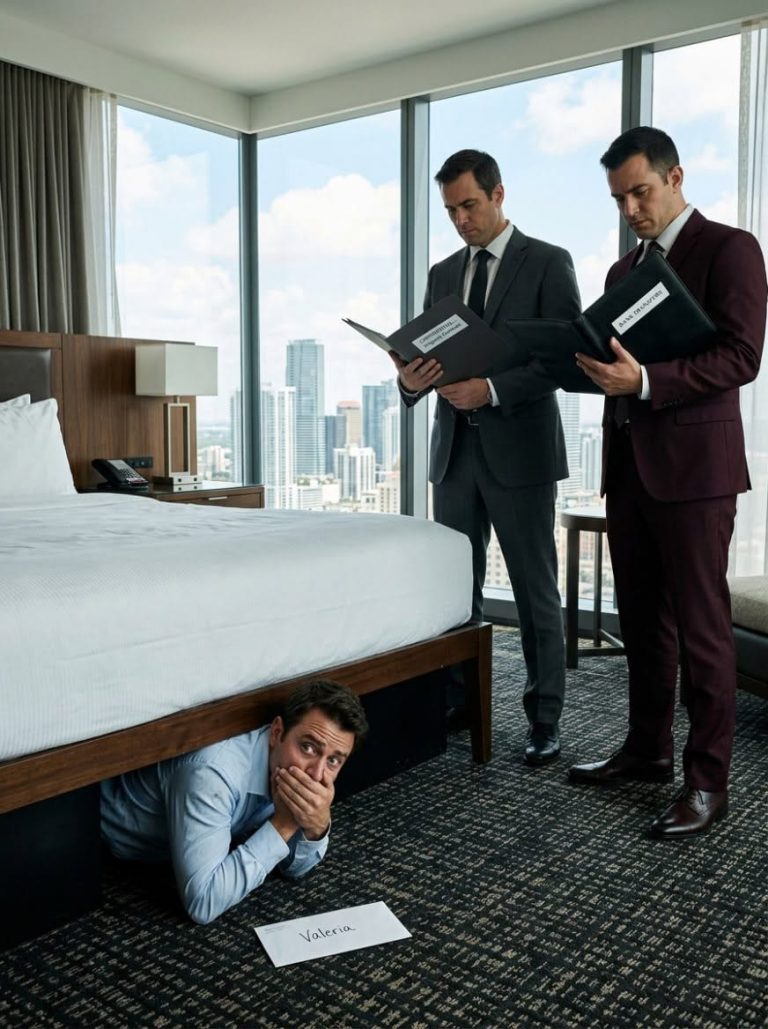 The Groom Hid Under the Hotel Bed the Night Before His Wedding as a Joke…
